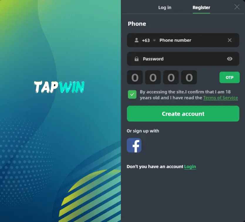 How to register tapwin PC